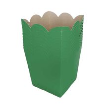 Cachepô Papel Cartão Mini Verde Bandeira altura 7cm c/10  - NC Toys