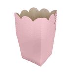 Cachepô Papel Cartão Mini Rosa 7cm c/10  - NC Toys