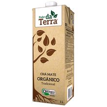 Chá Mate Orgânico Tradicional 1L - Poder Da Terra