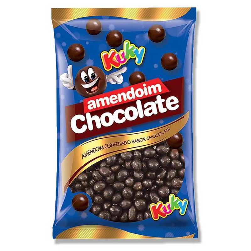 Amendoim Confeitado Chocolate 400g - Kuky