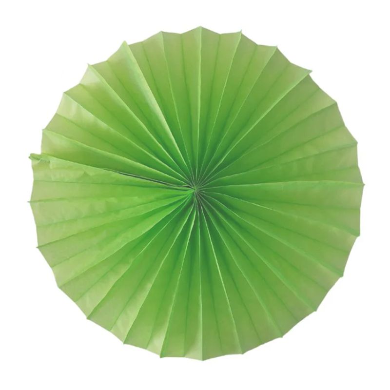 Enfeite de Papel Fiorata 20cm Verde Claro - 1 Un