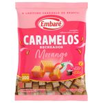 Bala de Caramelo Recheio Morango 660g - Embaré