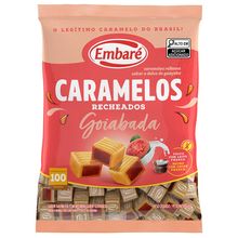 Bala de Caramelo Recheio Goiabada 660g - Embaré