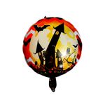 Balão de Festa Metalizado 18" 45cm - Halloween Castelo - 1  un - Magazine 25