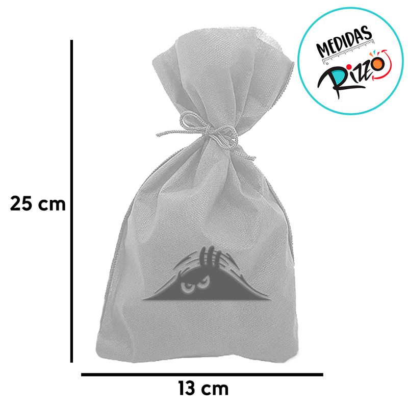 Saco para Surpresas de Halloween - Monstro - 13x25cm - 10  uns - Magazine 25