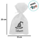 Saco para Surpresas de Halloween Personalizável - Chapéu de Bruxa - 13x25cm - 10  uns - Magazine 25