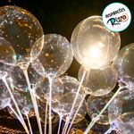 Balão Bubble LED Branco 35cm - 1 unidade - Cromus - magazine 25