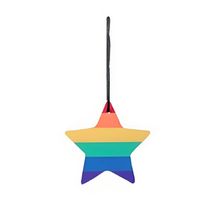 Enfeite para Pendurar Estrela LGBT - 10cm - 1 unidade - Cromus - Magazine 25