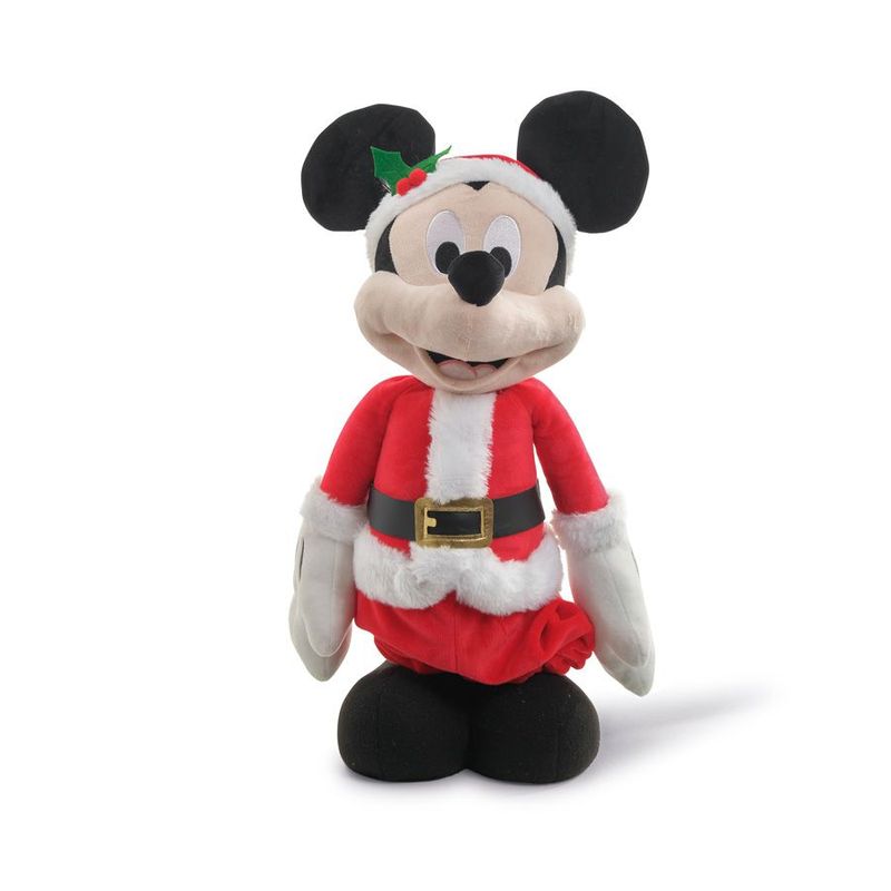 Enfeite de Natal - Mickey com Roupa de Papai Noel -  79cm - 1 unidade - Cromus - Magazine 25