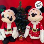 Enfeite de Natal - Mickey com Roupa de Papai Noel -  79cm - 1 unidade - Cromus - Magazine 25