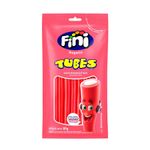 Tubos de Morango Regaliz - 1 unidade Pct. c/ 80g - Fini - Magazine 25
