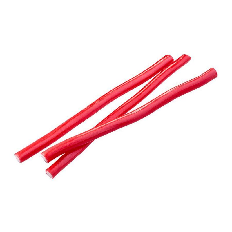 Tubos de Morango Regaliz - 1 unidade Pct. c/ 80g - Fini - Magazine 25