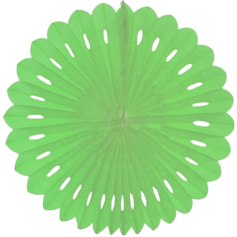 Enfeite de Papel Margarida Fiorata 63cm Verde Claro - 1 Un