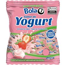 Bala Mastigável Bola 7 Iogurte 500g - Riclan