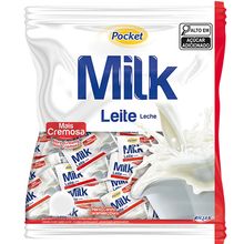 Bala Dura Pocket Cremosa Milk 50g - Riclan