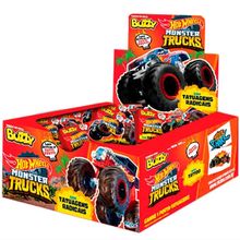 Chiclete Buzzy Hot Wheels Monster Trucks Tutti Frutti c/90 - Riclan