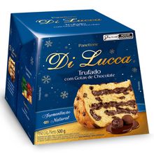 Panettone Di Lucca Trufado com Gotas de Chocolate 400g - Santa Edwiges