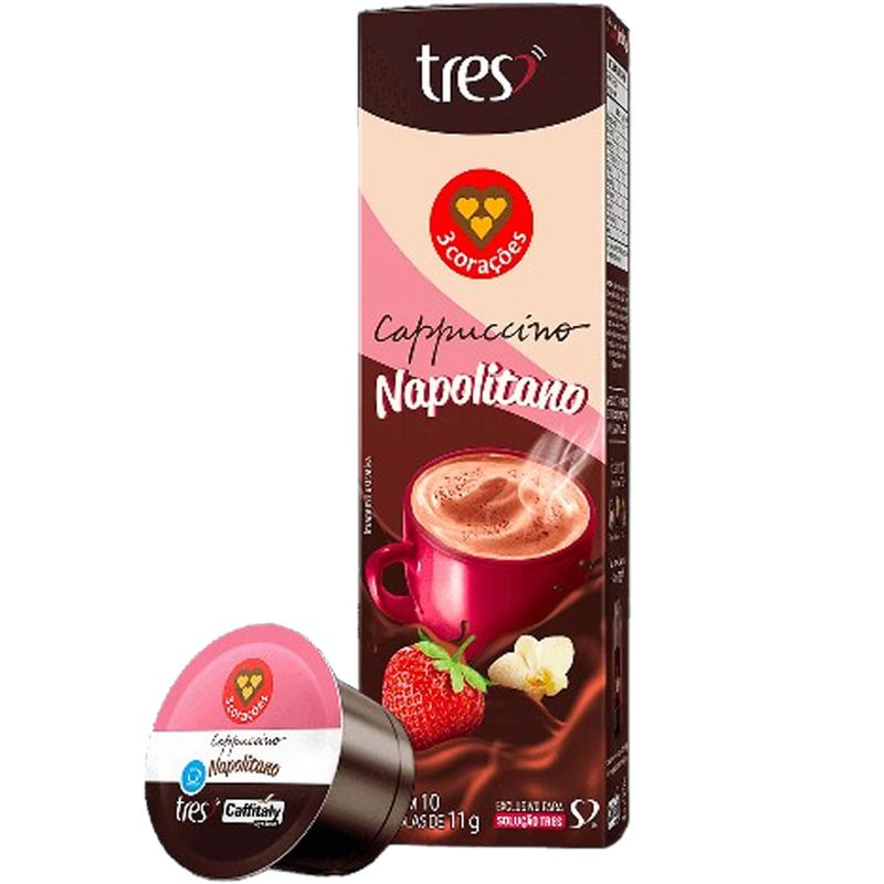 Capsula Cappuccino Napolitano c/10 - Três Corações