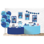 Kit Festa para Decoração Stitch  62 Peças