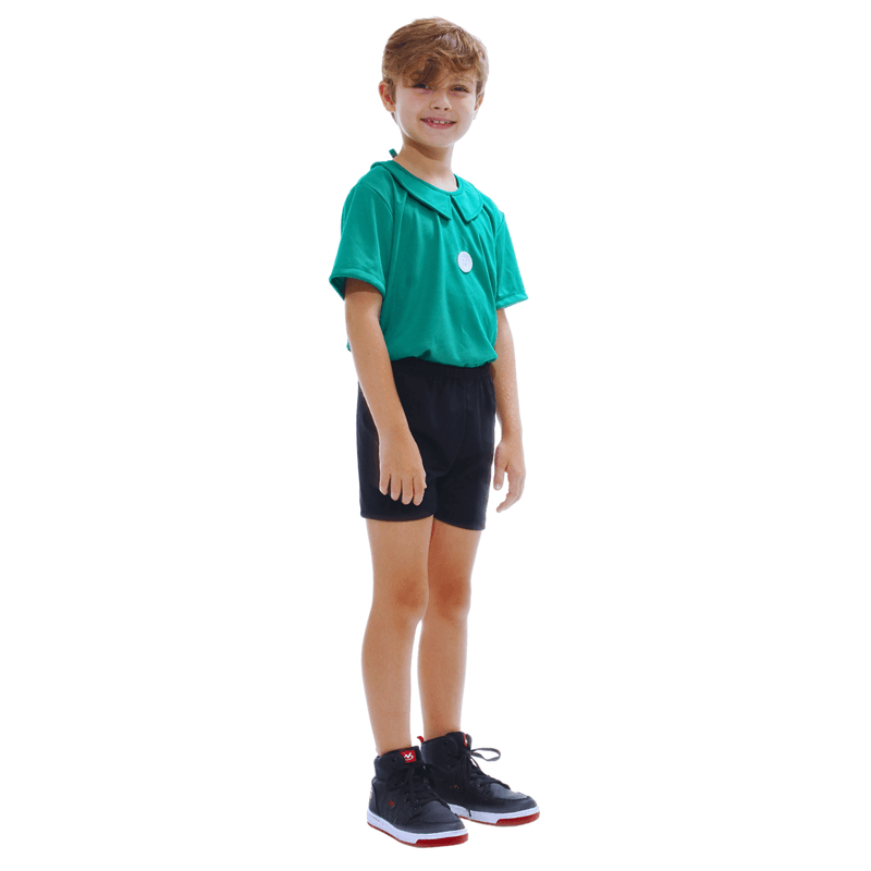 Fantasia Cebolinha Infantil Conjunto Leve e Confortável G