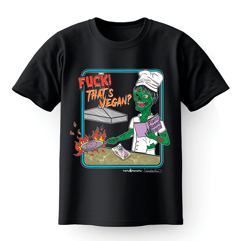 Camiseta Fuck That's Vegan Abrakadabra Fantasias
 P