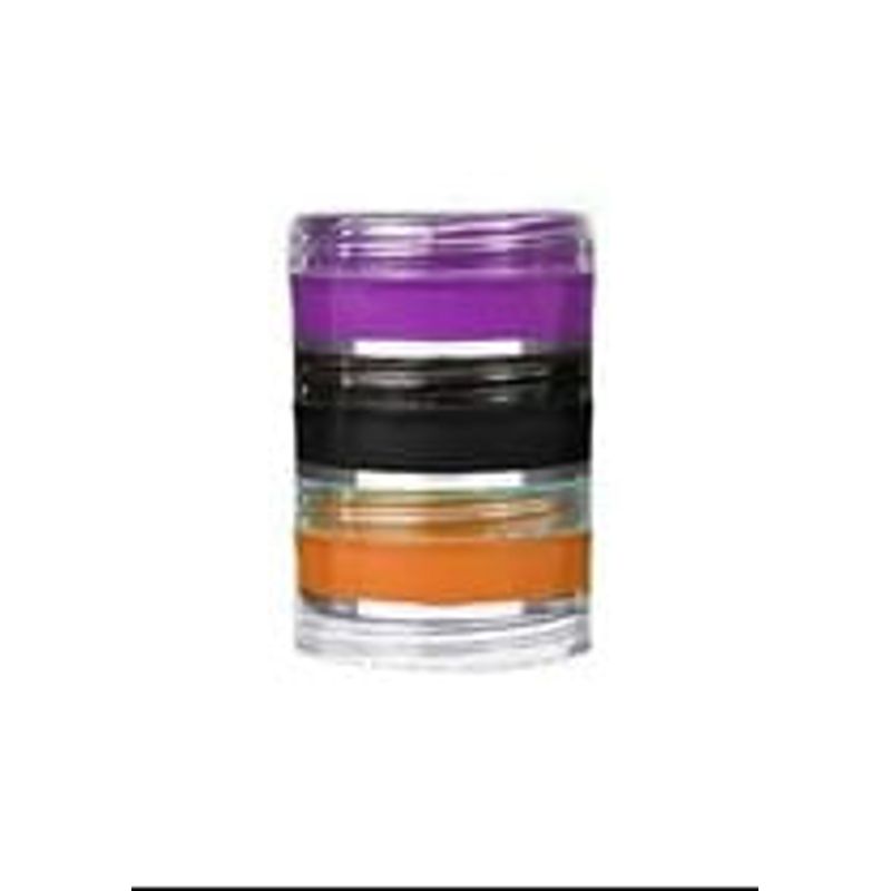 Tinta Cremosa com 3 cores Roxo, Preto e Laranja - Color Make