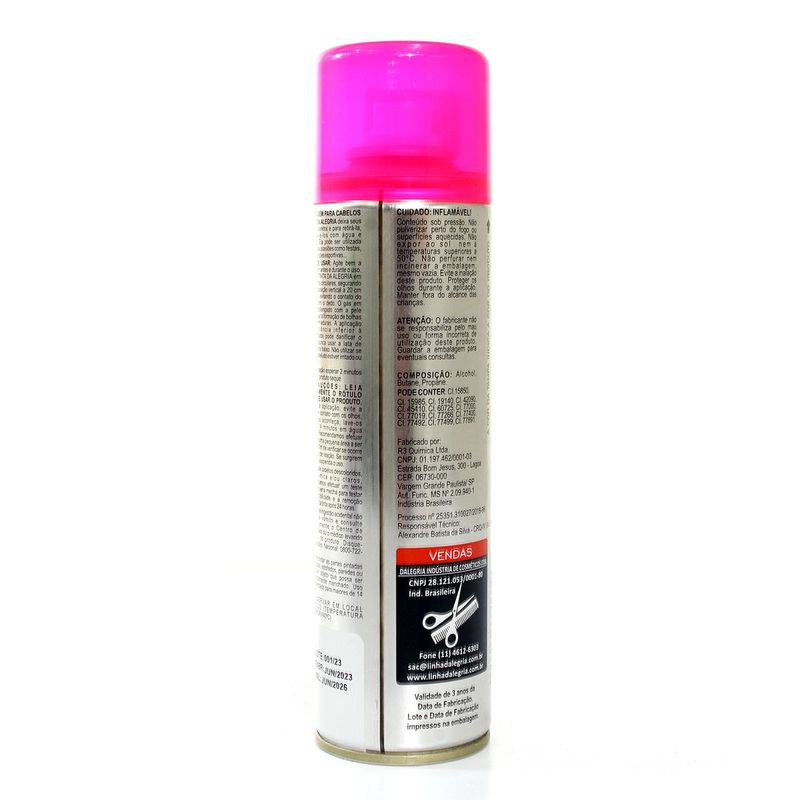 Tinta temporária para cabelos  250 ml Rosa U