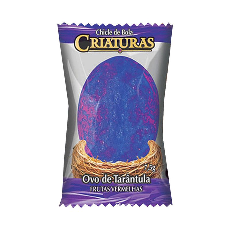 Chiclete Criaturas Tarantula Halloween Frutas Vermelhas 300g - Sukest