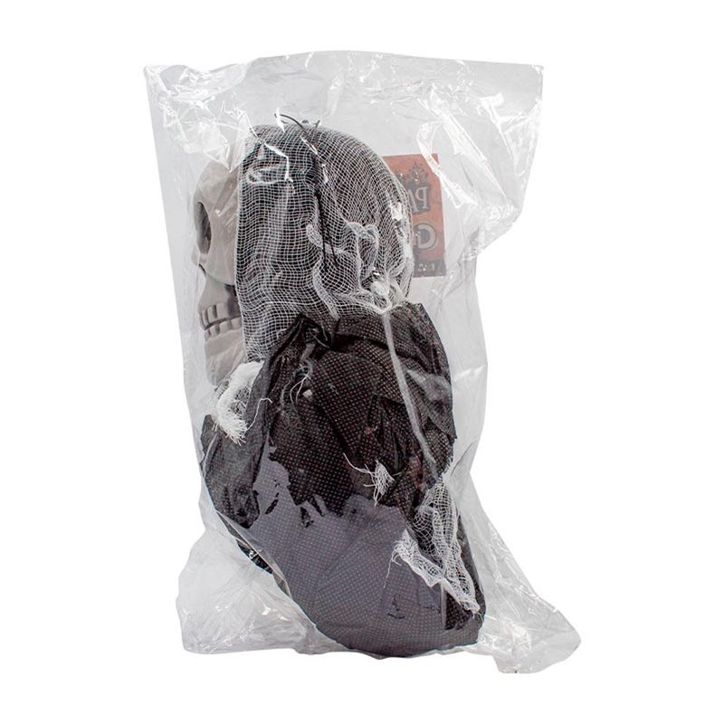 Halloween Enfeite Caveira Fantasma Voador 40x60cm - Cim