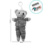 Ursinho Chaveiro de Pelúcia - 12cm - 1 unidade - Rizzo