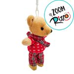 Ursinho Chaveiro de Pelúcia - 12cm - 1 unidade - Rizzo