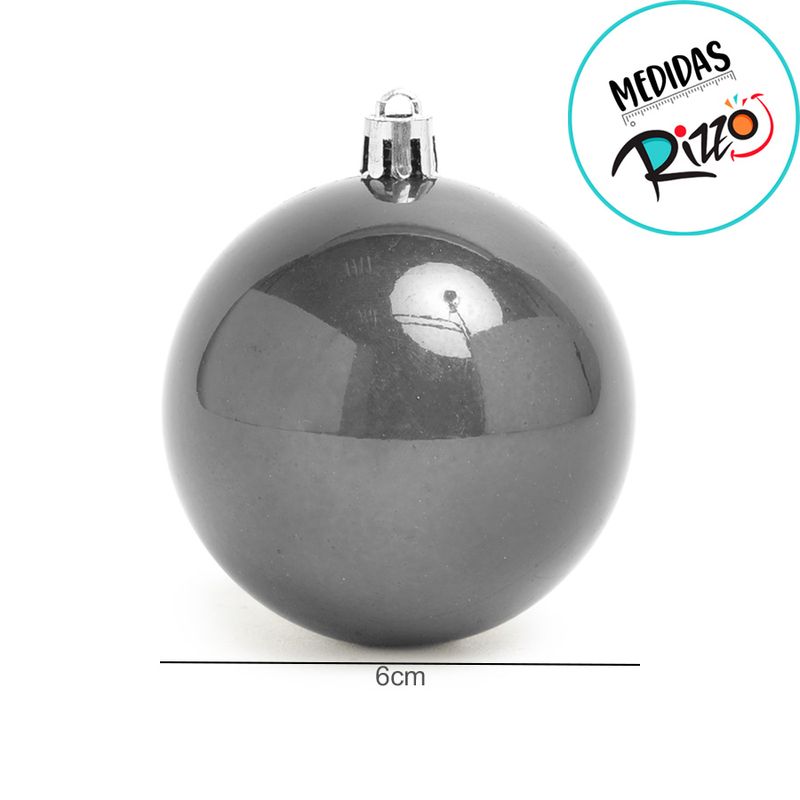 Bolas de Natal em Tubo - Brilho Metalico, Fosco e Glitter Nude - 6cm - 6 unidades - Cromus - Magazine 25