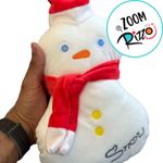 Boneco de Neve de Pelúcia - 27cm - 1 unidade - Magazine 25