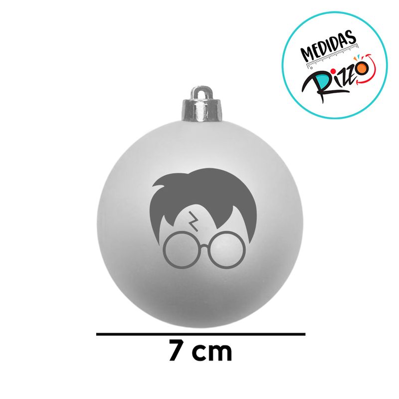 Bola de Natal Bordo e Marfim - Bruxinho - 7cm - 6 unidades - Magazine 25