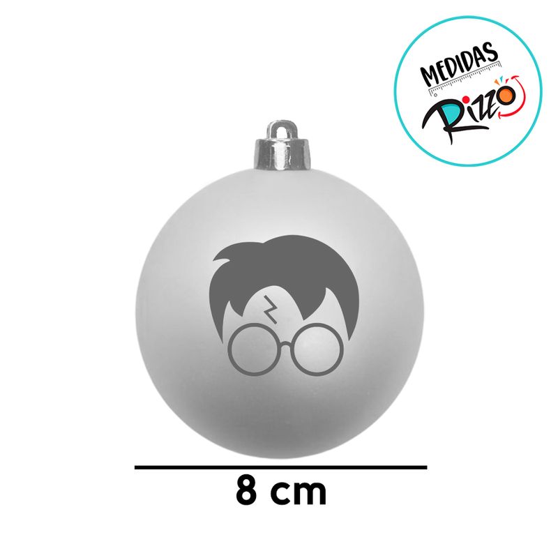 Bola de Natal Bordo e Marfim - Bruxinho - 8cm - 6 unidades - Magazine 25