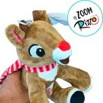 Rena com Cachecol de Pelúcia - 20cm - 1 unidade - Magazine 25