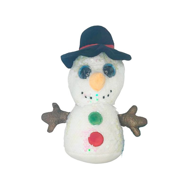 Boneco de Neve de Pelúcia - 24cm - 1 unidade - Magazine 25