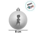 Bola de Natal Colorida Perolada - Emoções - 8cm - 8 unidades - Magazine 25