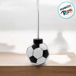 Garrafa Bola com Canudo - Futebol - 450ml  - 1 unidade - Magazine 25