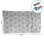 Pano de Copa de Natal - Flocos de Neve - 40x70cm - 2 unidades - Cromus - Magazine 25