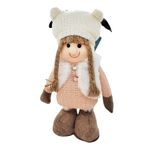 Menina em Pé de Pelúcia - 30cm - 1 unidade - Magazine 25