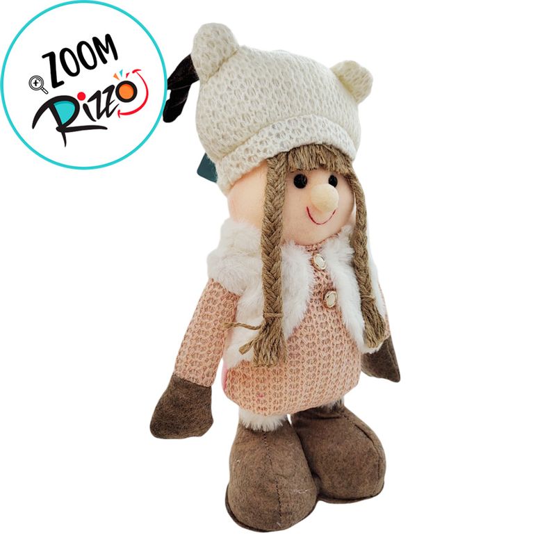 Menina em Pé de Pelúcia - 30cm - 1 unidade - Magazine 25