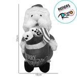 Papai Noel com Côco de Pelúcia - 33cm - 1 unidade - Magazine 25