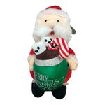 Papai Noel com Côco de Pelúcia - 33cm - 1 unidade - Magazine 25
