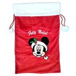 Saco de Presente Tecido - Mickey - 72x47cm - 1 unidade - Cromus - Magazine 25