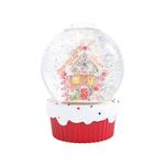 Cenário de Natal - Globo Casa Candy com Luz - 16cm - 1 unidade - Cromus - Magazine 25