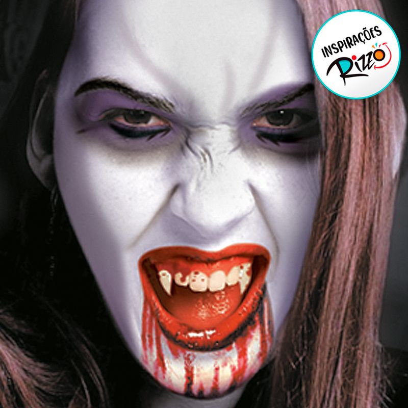 Maquiagem para Halloween - Sangue Falso em Spray - 47,2ml - 1 unidade - Cromus - Magazine 25