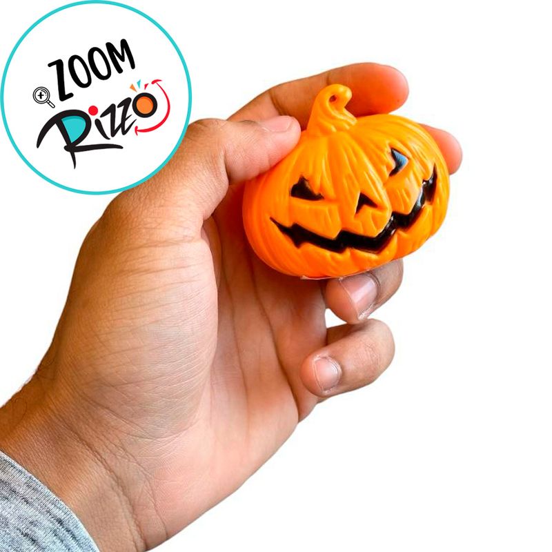 Enfeite Decorativo de Halloween - Mini Abóbora Vela com Luz - 5cm - 1 unidade - Magazine 25