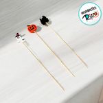 Pick Decorativo de Halloween - Olhos - 12cm - 12 unidades - Cromus - Magazine 25