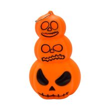 Enfeite Decorativo de Halloween - Trio Abóbora Vela com Luz - 12cm - 1 unidade - Magazine 25